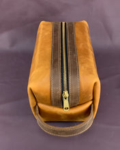 Load image into Gallery viewer, Classic Leather Dopp Kit
