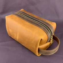 Load image into Gallery viewer, Classic Leather Dopp Kit
